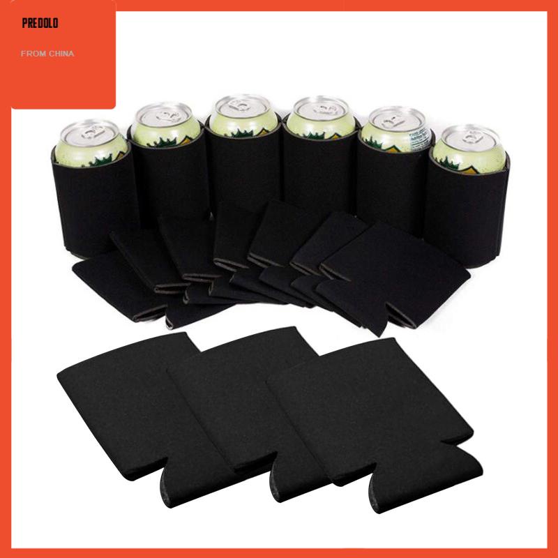 [Predolo] 10pcs Slim Beer Can Coolers Sleeves Insulated Cans Cooling Covers