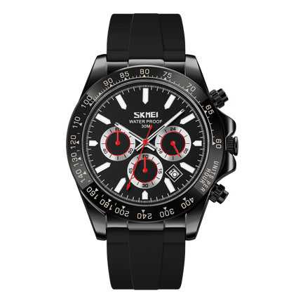 SKMEI 9275 Jam Tangan Pria Analog Tali Strap Karet Rubber Silikon  Sport Olahraga Kasual Fashion Wat