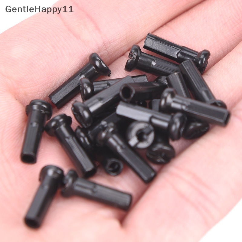 Gentlehappy 72Pcs Bike Wheel Spoke Nipples 14mm Nipples Jari Jari Sepeda Untuk id Roda Sepeda