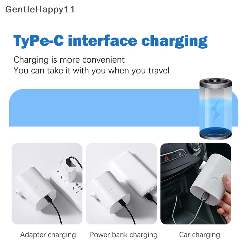 Gentlehappy Tiny Pump Portable Air Pump Camping Equip Compressor Quick Inflate Kempes Rechargeable Untuk Hiking Float Air Bed id