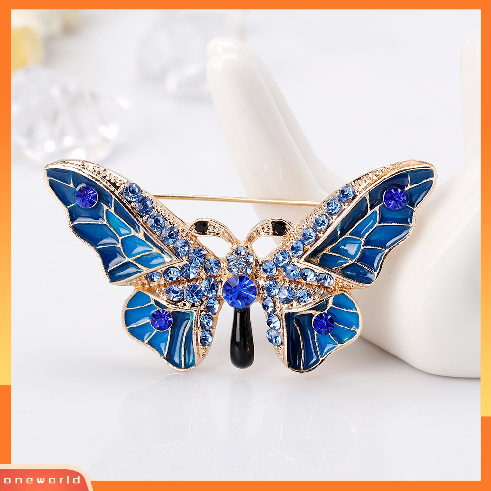 [ONR] Fashion alloy drop oil butterfly Bros Korsase Eropa Dan Amerika Bros