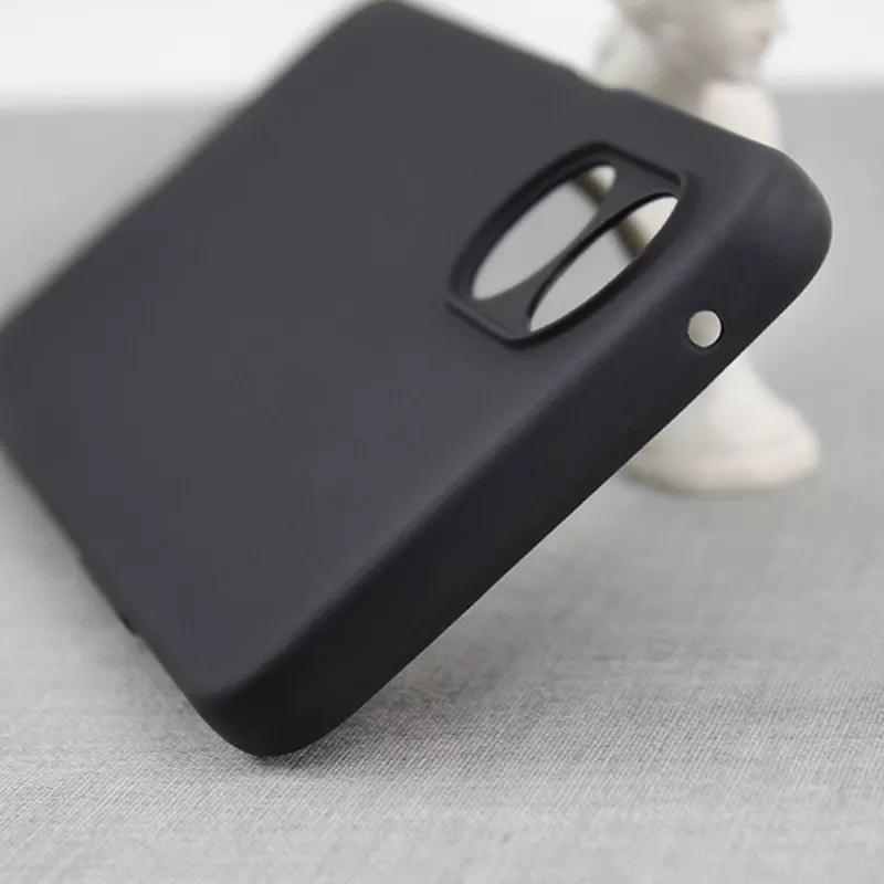 P/B- CASING SILIKON Oppo A17 - A17K Case Softcase BLACK MATTE CAMERA PROTECTION Case Casing Hp Oppo A17K - A17