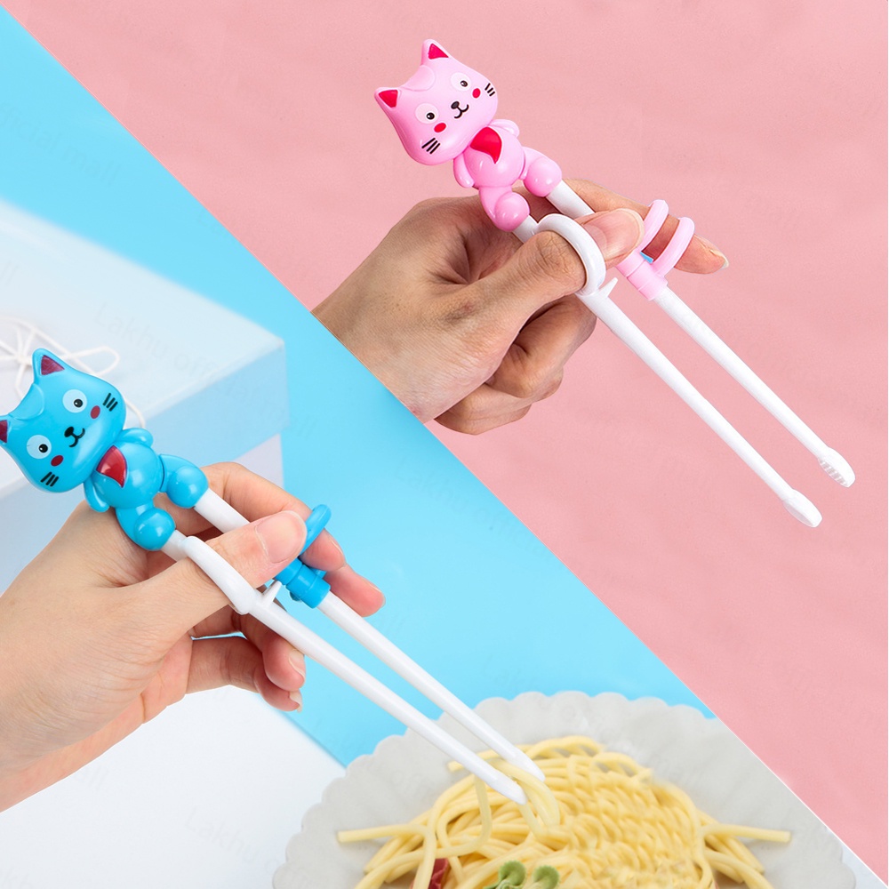 Lakhu Sumpit Training Anak Belajar Makan / Sumpit Latihan Bayi Karakter Korea Training Chopstick Anak Bayi