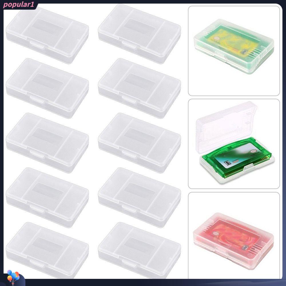 POPULAR Populer 10pcs Case Kartu Game Universal Untuk Gameboy Advance Lengan Pelindung Untuk GBA Cartridge Display Untuk GBA