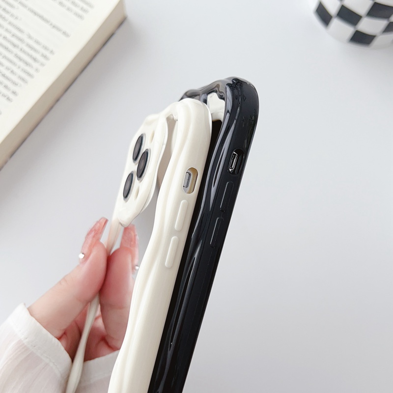 【Cream Mirror】So Pretty Clear Silicone Makeup SoftCase IPhone 7 8 Plus X Xr XS Max IPhone 11 12 13 14 Pro Max Women's Fashion Camera Protect Phone Case