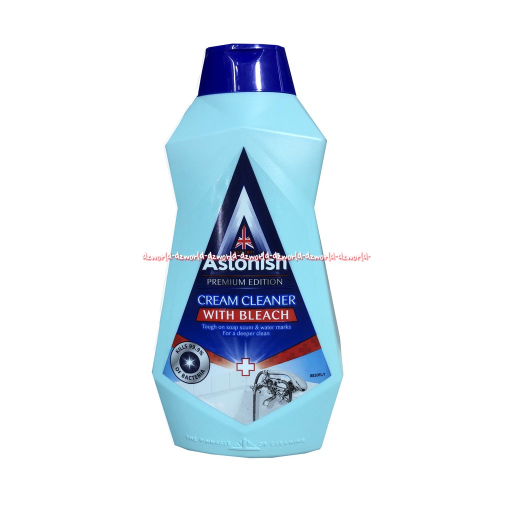 Astonish Cream Cleaner With Bleach 500ml Krim Pembersih  Astonish Specialist Cream Cleaner With Bleach Pembersih Bleaching Dengan pemutih Bisa memutihkan