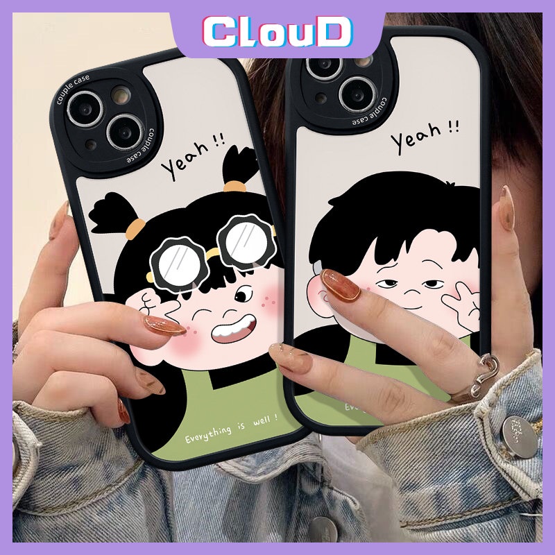 Case Cewek Cowok Kartun Lucu Untuk Oppo A15 A5s A12 A95 A16E A76 A78 A3S A16 A74 A5 A9 A54 A31 A55 A1K A16s A16K A58 A17 A7 A17K A57 A7S A96 Reno 8T 78 5Z 5F 5 7Z Couple Soft Casing