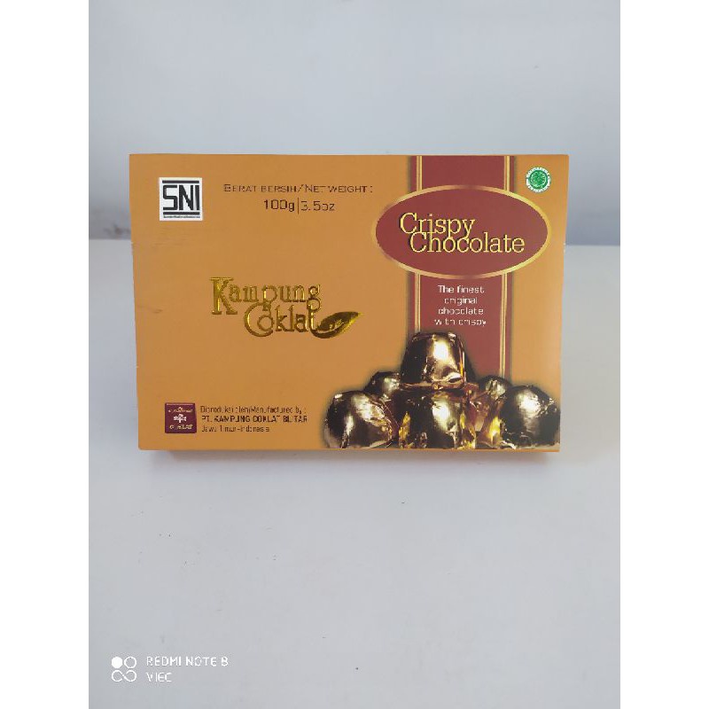 

Coklat Box Ori/Crispy Kampung Coklat Blitar / Coklat Box 100% Asli Khas Blitar