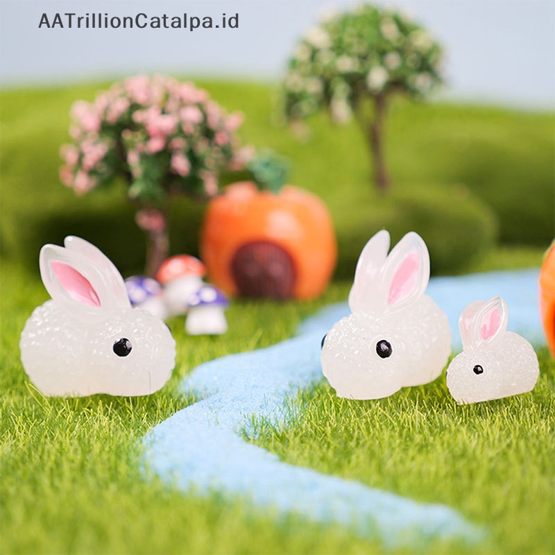 Galihrillion tkkatalpa 5pcs alfininiature stapelabbit galihlowing stapeligurines stapellow in alfinark alfinarden mustofaairy stapelecoration kemenkumham