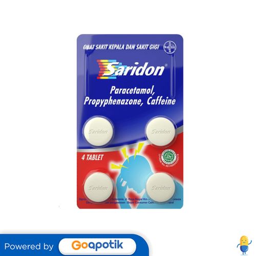 Saridon Strip 4 Tablet