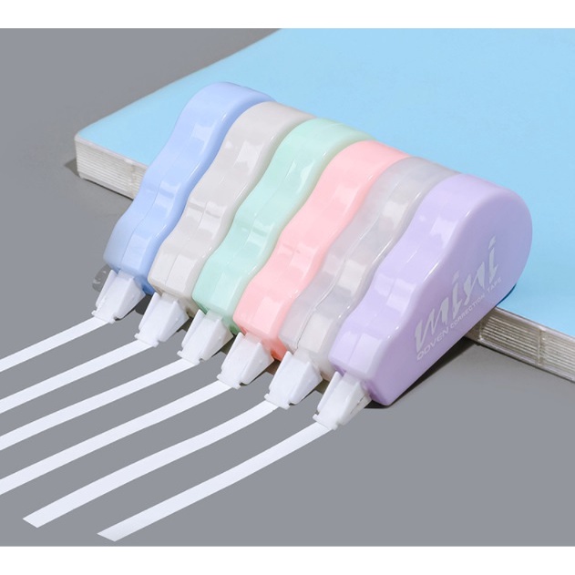 Correction Tape Set Candy Transparan / Pita Koreksi (6pcs)