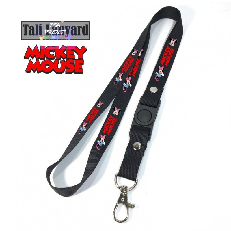 

TALI LANYARD Mickey Minnie Mouse GANTUNGAN KUNCI/ ID CARD/ HP/GANTUNGAN FLASHDISK/GANTUNGAN POD