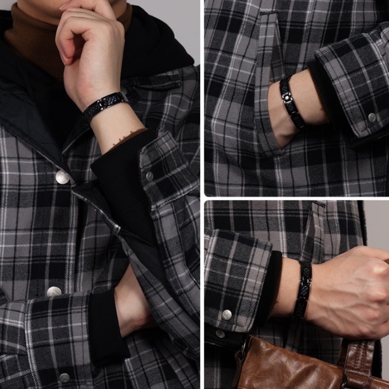 Baru Sederhana Unisex Logam Terapi Pelangsing Pereda Nyeri Energi Gelang Trendi Wanita Pria Magnetik Perawatan Kesehatan Gelang Perhiasan