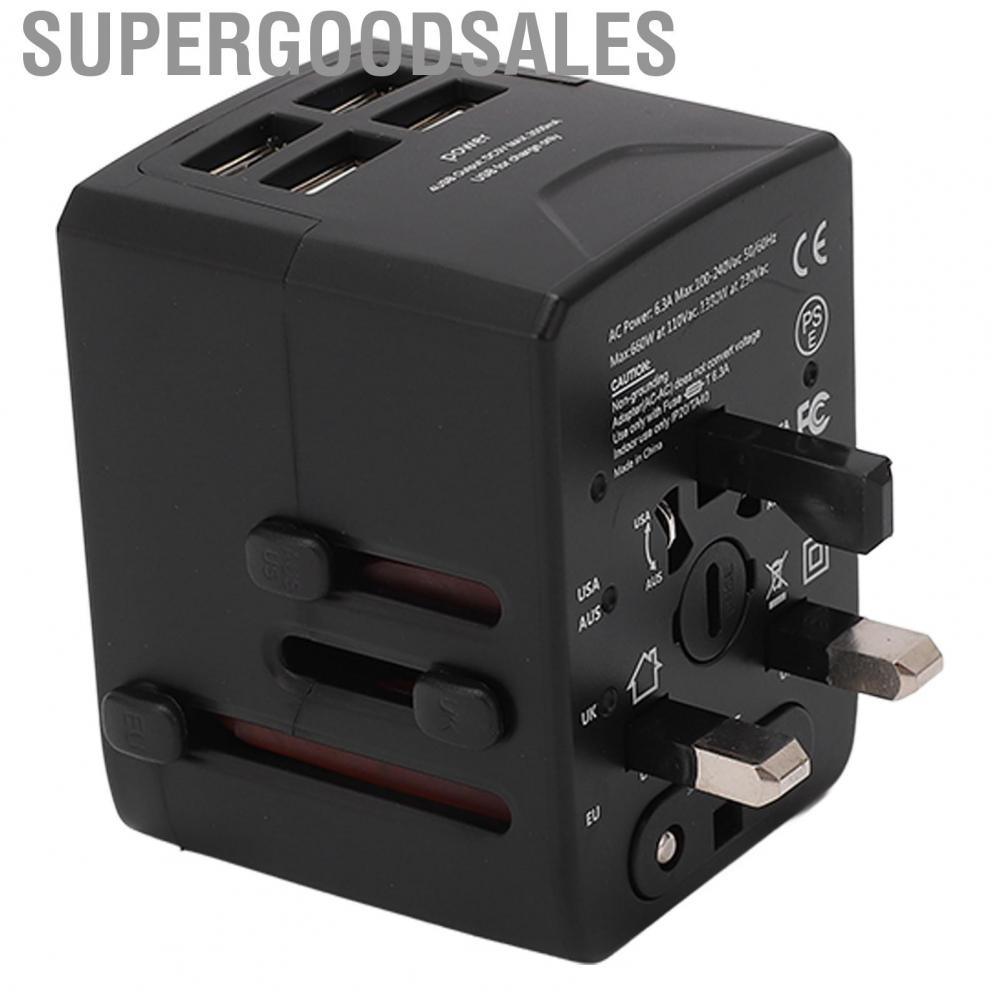 Supergoodsales Universal Travel Adapter Power Converters Wall  Plug