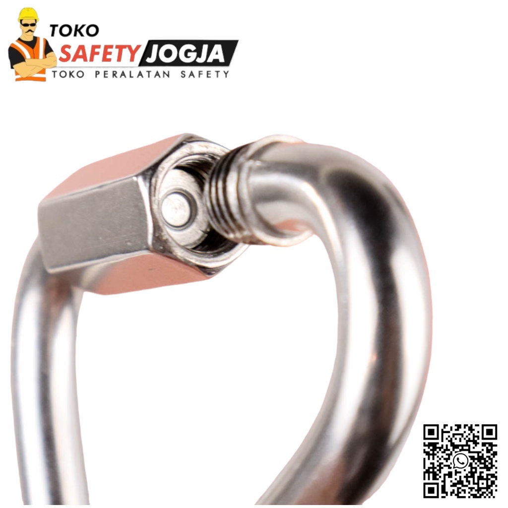 Carabiner Safety Lock Allumunium aloy