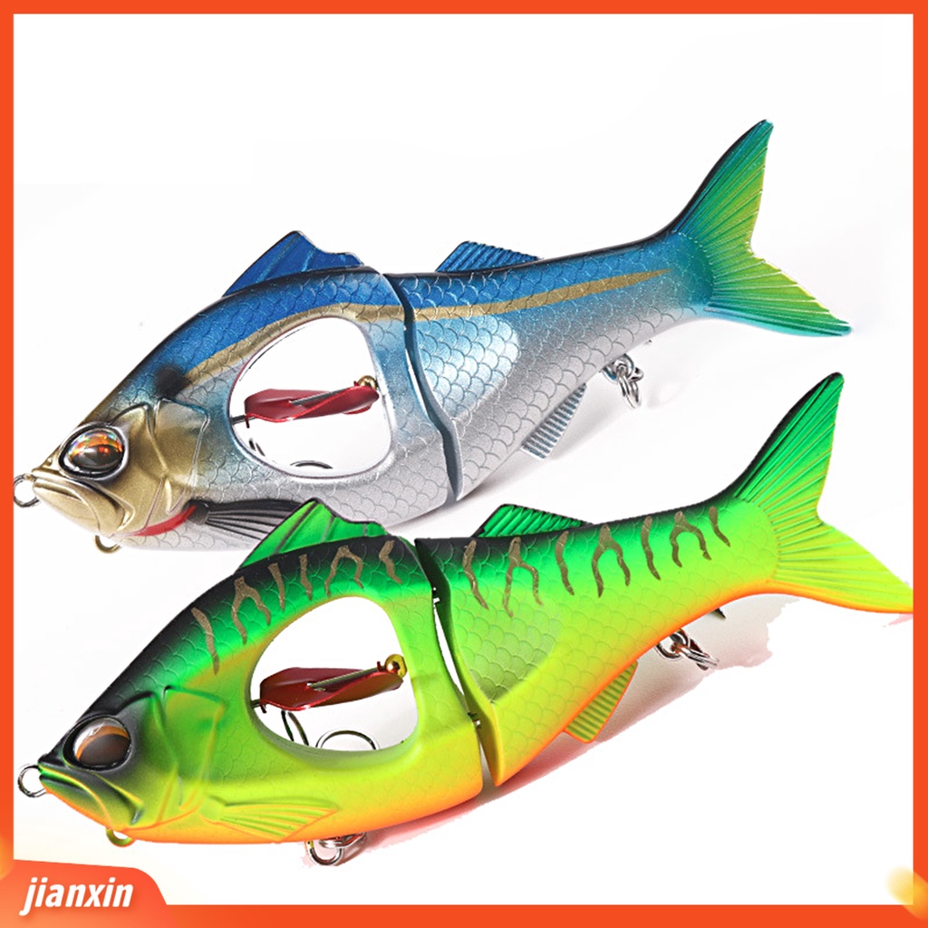 (In Stock) Umpan Pancing Tenggelam Bentuk Hidup Swimbait Tahan Air Pengerjaan Halus Crankbait Baling-Baling Gaya Renang Alami Putar 360derajat Keras Memancing Umpan Alat Pancing