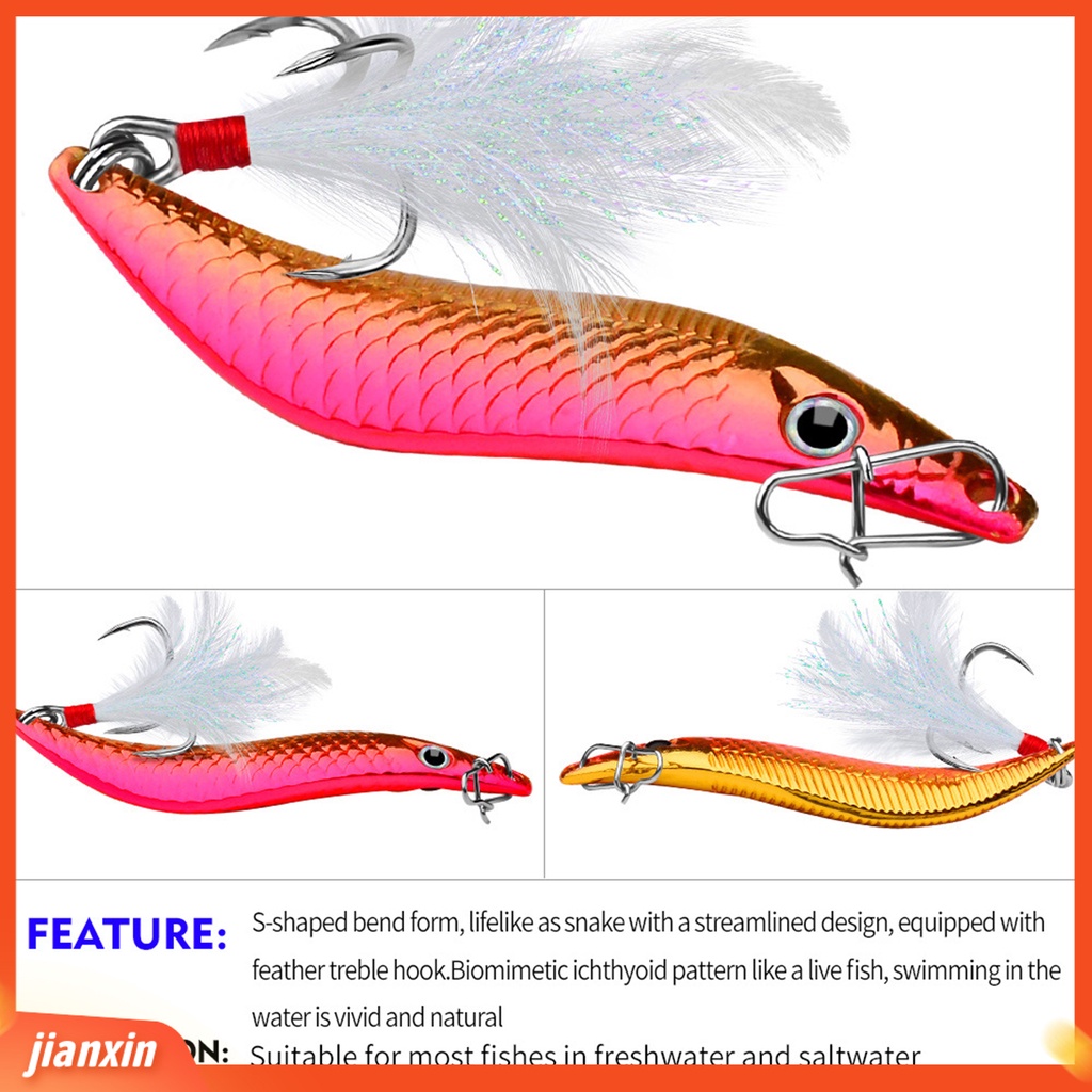 (In Stock) Memancing Umpan Tajam Kait 3D Simulasi Fisheye Memancing Treble Hooks Lintah Swimbait Postur Renang Alami Lintah Umpan Untuk Pecinta Memancing