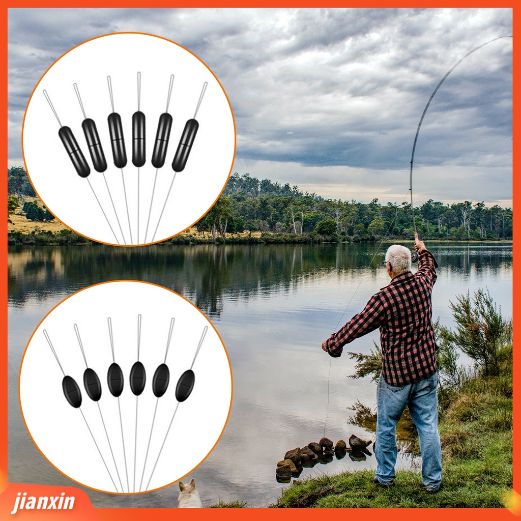 (In Stock) 100grup Bobber Pancing Oval Karet Ikan Kacang Stopper Space Beans Float Sea Carp Accessories Fly Fishing Accessories