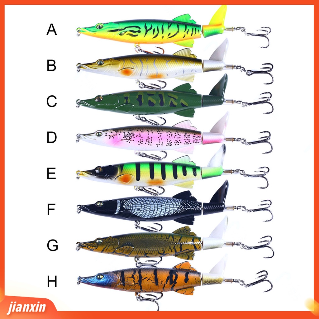 (In Stock) 13cm /16g Umpan Pancing Plastik Umpan Buaya Buatan Dengan Kait Treble Tajam Untuk Memancing