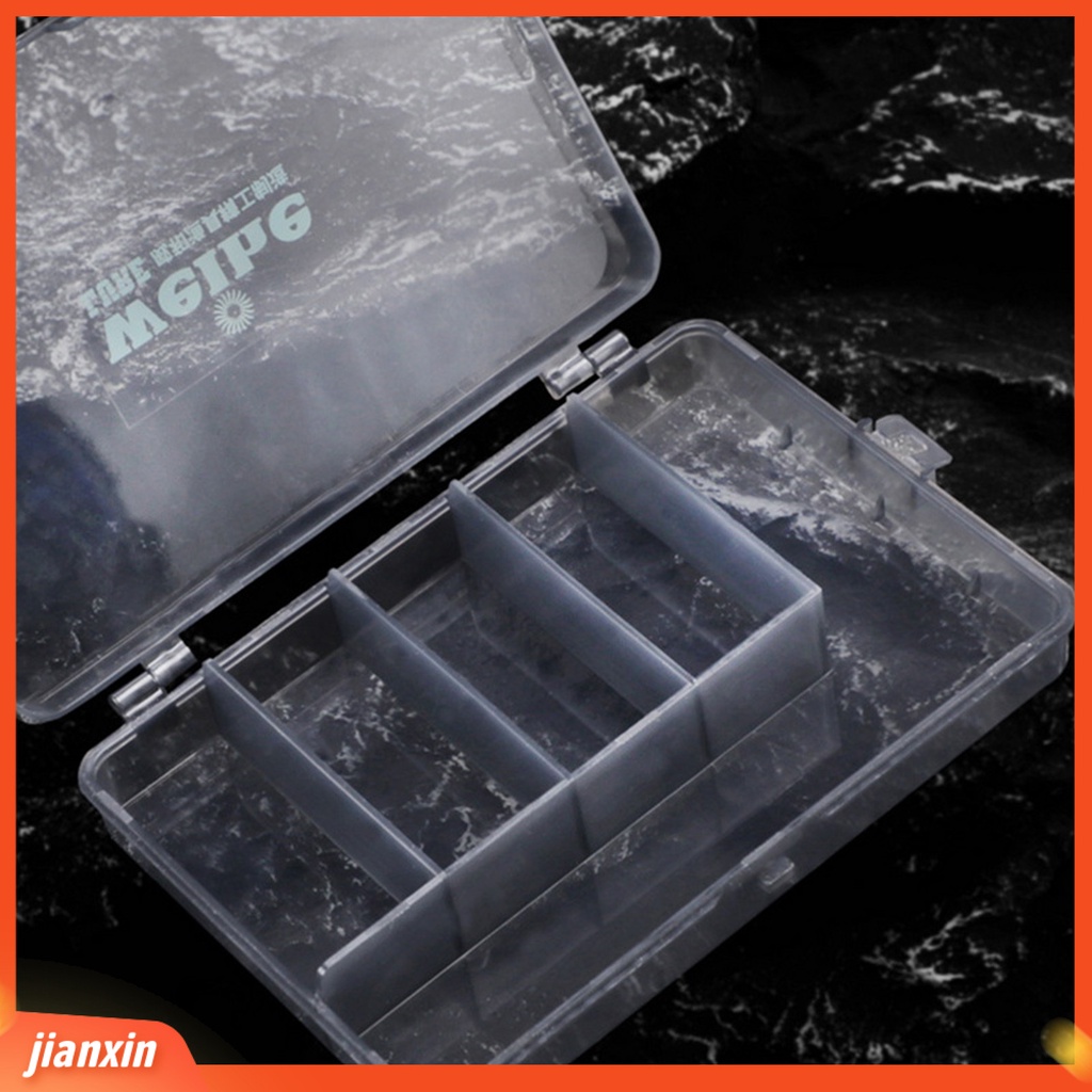 (In Stock) Kotak Umpan Kapasitas Tinggi 5sekat Tahan Jatuh Tembus 5kisi Kotak Penyimpanan Pancing Mancing Outdoor