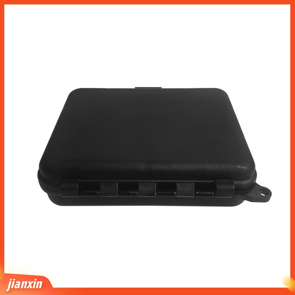 (In Stock) Kotak Umpan Pancing Dengan Lanyard Dapat Dilepas 11kompartemen Umpan Kait Aksesoris Organizer Case Perlengkapan Memancing