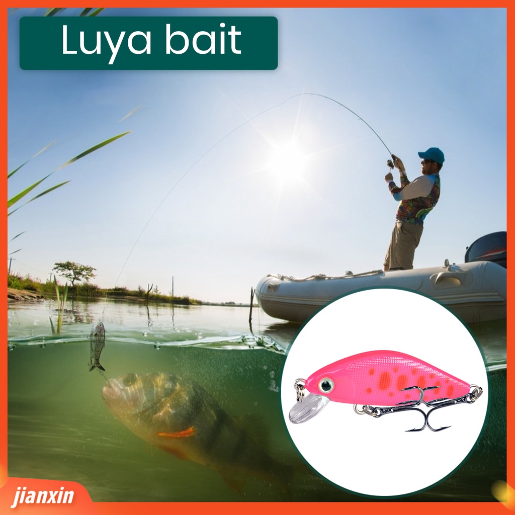 (In Stock) Umpan Pancing Simulasi 3D Fisheye Tajam Kait Wobbler Crankbait Mencegah Lolos Profesional Tenggelam Ikan Kecil Umpan Bawah Air Umpan Keras Fishing Tackle