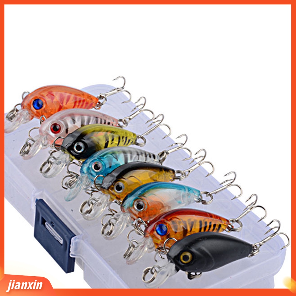 (In Stock) 8Pcs /Set Mini Bionic Lure Umpan Pancing Laut Keras Palsu Untuk Memancing