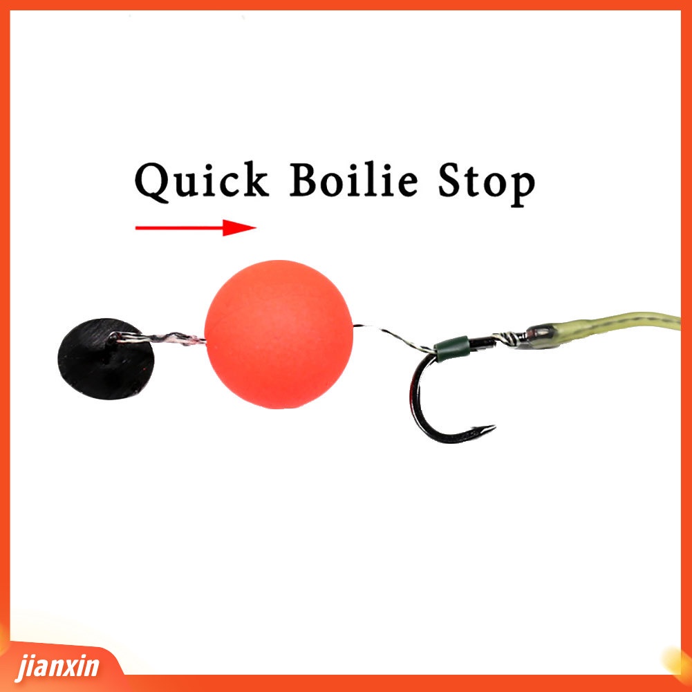 (In Stock) 20Pcs 12mm Carp Fishing Sight Stops Plastik Sumbat Tackle Alat Aksesoris