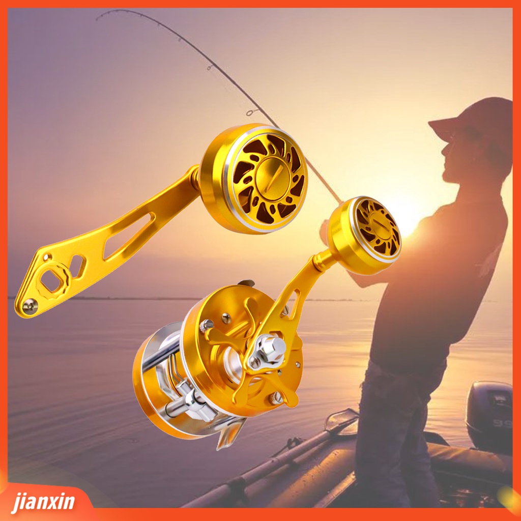 (In Stock) Reel Pancing Metal Handle Ball Knob Rocker Arm Grip Aksesoris Pengganti