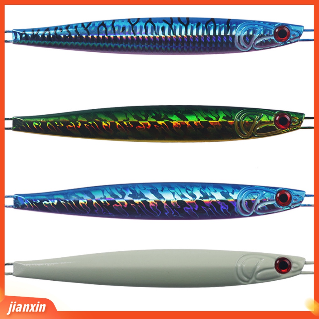 (In Stock) 150g 165mm 3D Mata Ikan Plat Besi Umpan Pancing Tenggelam Lure Pensil Untuk Penggemar Memancing