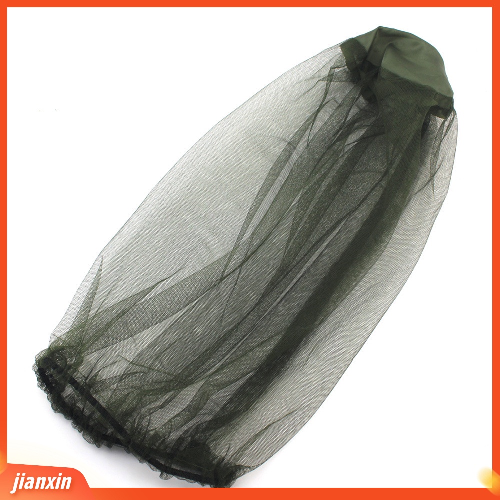 (In Stock) Outdoor Memancing Camping Anti Nyamuk Lalat Serangga Pelindung Wajah Penutup Jaring Jala