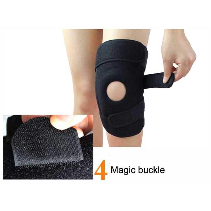 Pelindung Lutut Aolikes Super Foam Knee Pad Support Brace Nylon Running Fitness Cycling Gym