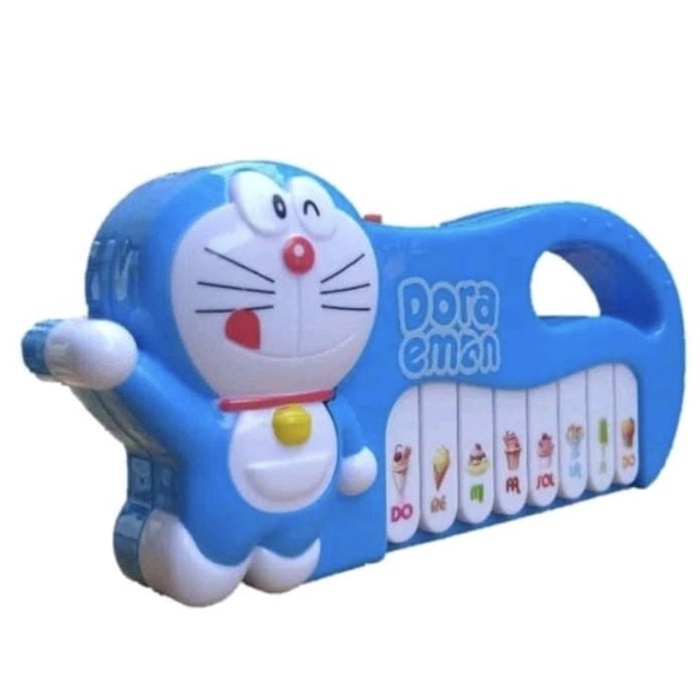 Mainan Anak Piano Karakter Edukasi Musik Lucu Hello Kitty Doraemon