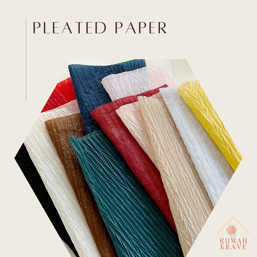 

RUMAH KRAVE - Pleated Paper Kertas Tissue Hias Buket Bunga