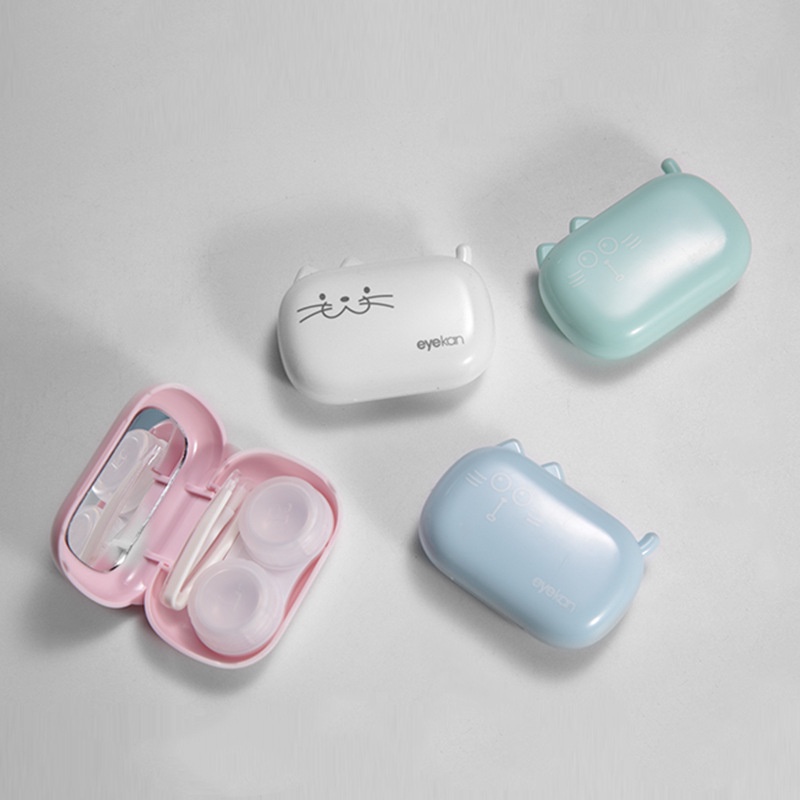 Kotak softlens Kitten Cat Kucing Travel Kit mini / Tempat Softlens / MC