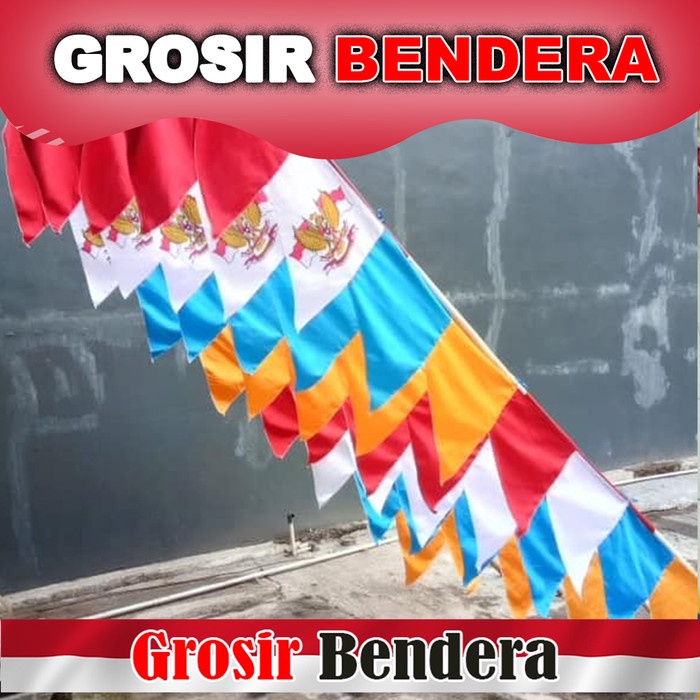 EDD Umbul umbul Warna Warni Biru Muda ( 1 kodi )