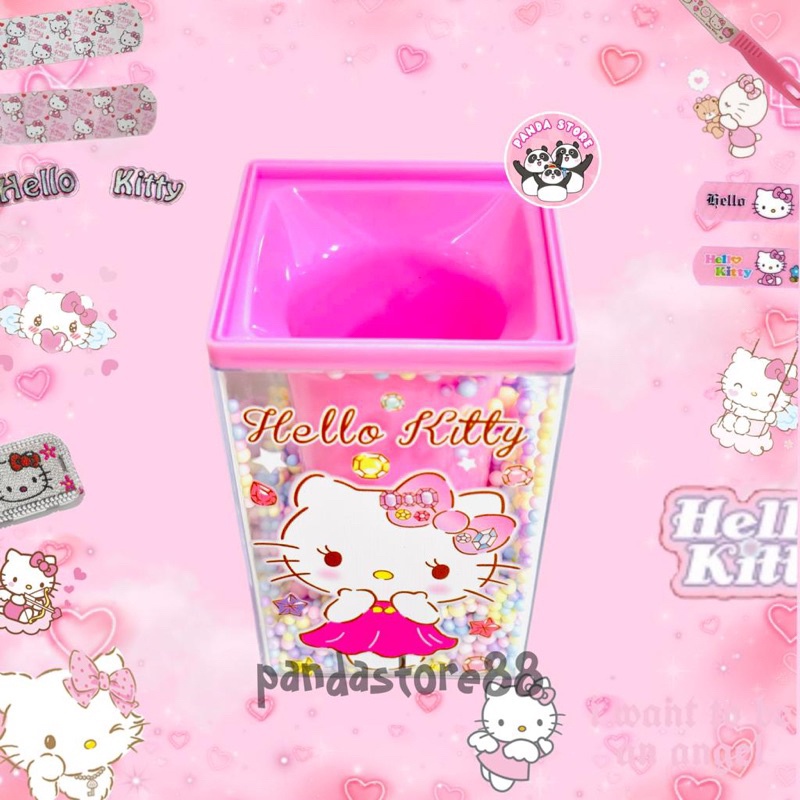 Pen Stand Bubble Plastik/ Tempat Pulpen Bolpen alat tulis Sanrio