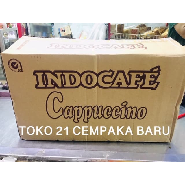 

Indocafe Cappuccino 1 KARTON isi 5 BAGS x 50 SACHETS | Kopi Indocafe