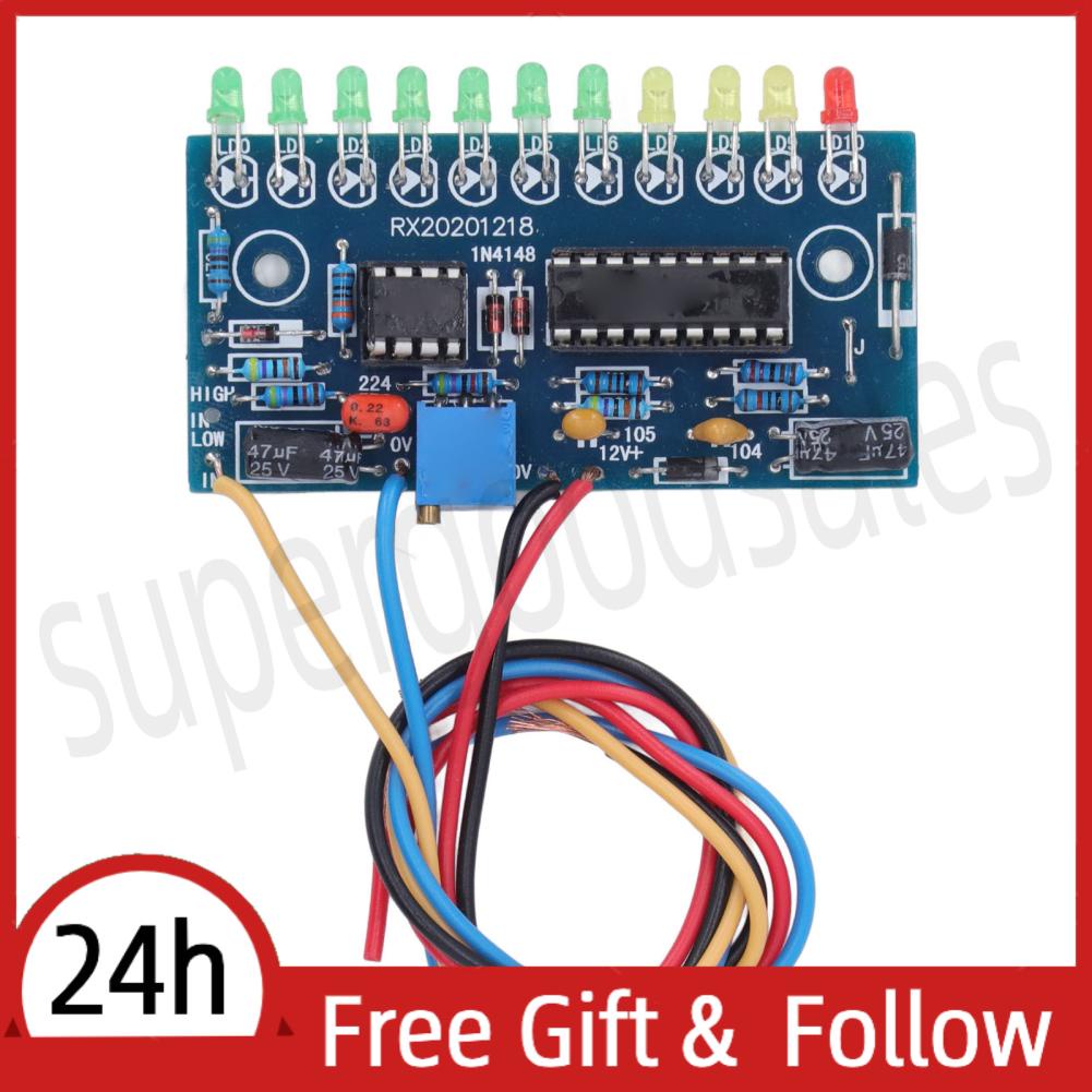 Supergoodsales 12V 250MA  Audio Level Indicator Module Board For VU