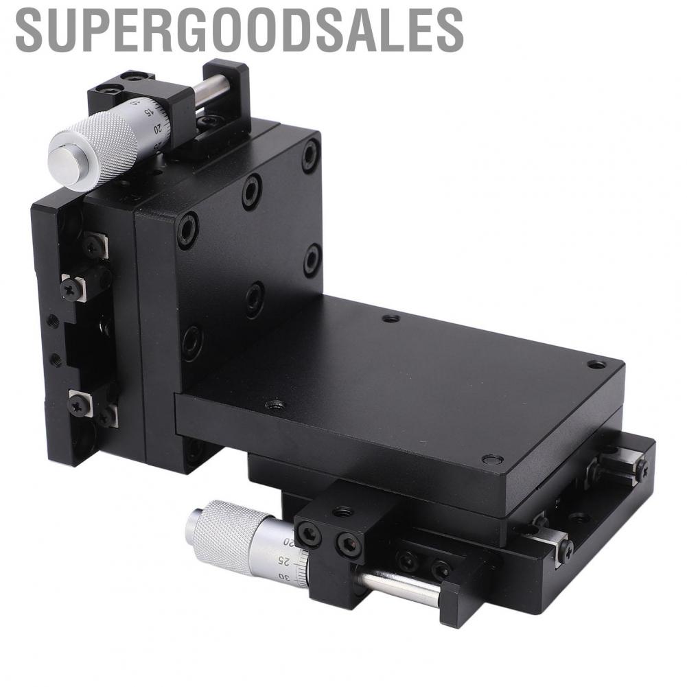 Supergoodsales Trimming Platform  Practical X Z Manual Linear Stage Black Anodized 0.01mm Accuracy for Optical Fiber Coupling