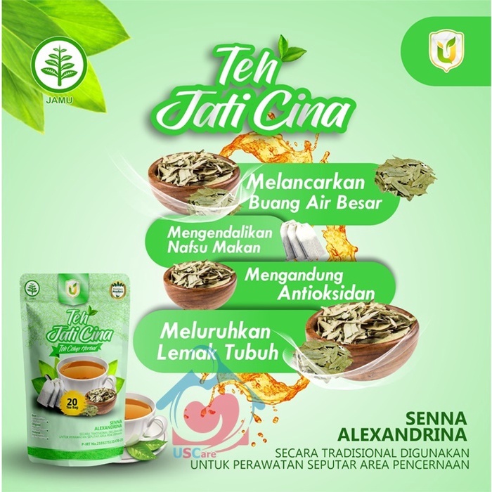 

Teh Celup Daun Jati Cina Herbal Pelangsing Usybah Teh Diet Alami 20 bg - REMPAH TEH BERKUALITAS