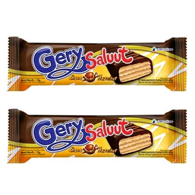 

Wafer Gery Salut / Gery Saluut Wafer Choco Hazelnut 6g