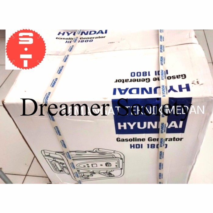 Berkualitas HDI1800 GENSET GENERATOR LISTRIK BENSIN TEMBAGA 1000 WATT HYUNDAI SWY608