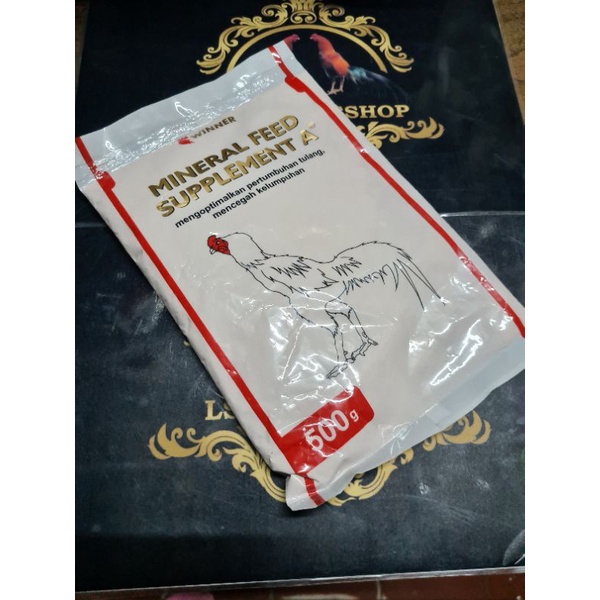 READY WINNER WINER MINERAL LAGA FEED SUPLEMENT MEDION PAKAN MAKANAN TAMBAHAN  AYAM ADUAN MEMPERKUAT 