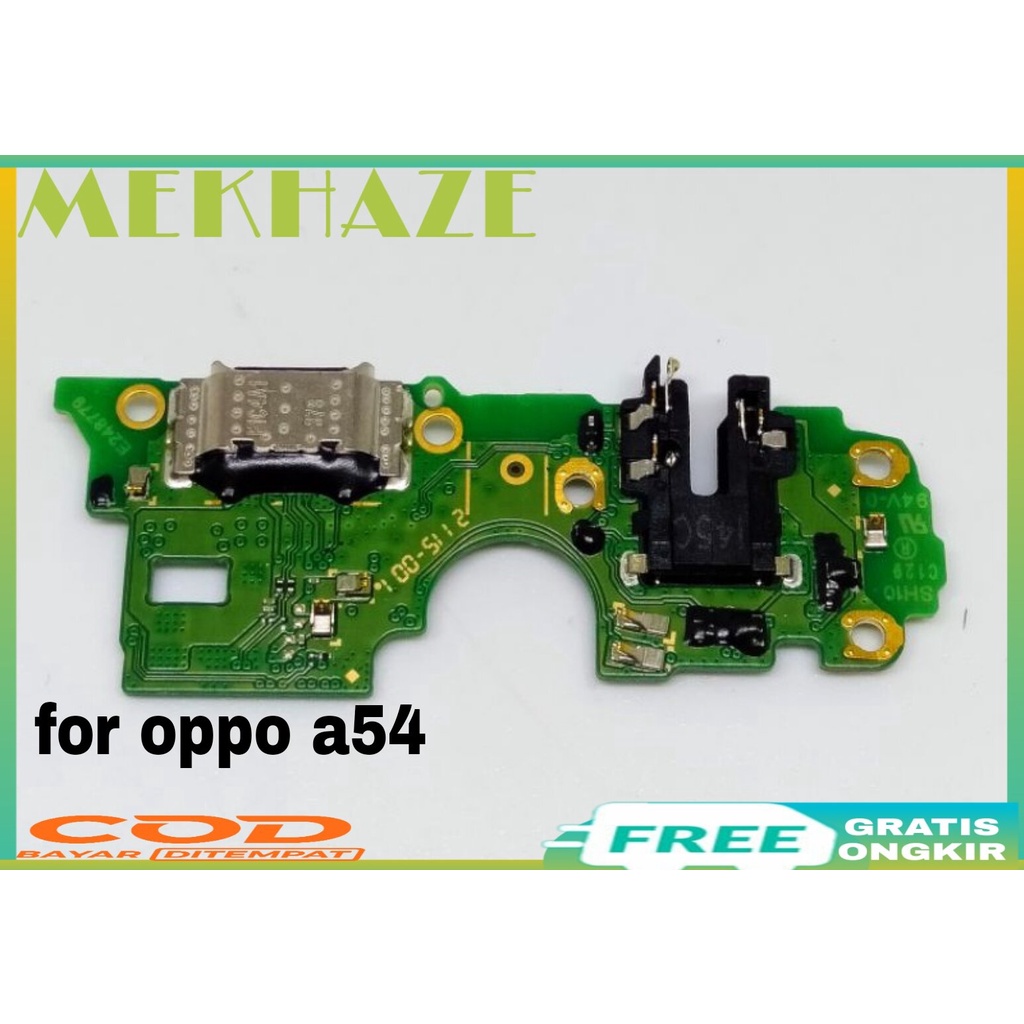 CONNECTOR CHARGER OPPO A54 4G A16 2021 PAPAN KONEKTOR CAS PCB BOARD OPPO A54 4G A16 2021 PAPAN KONEK
