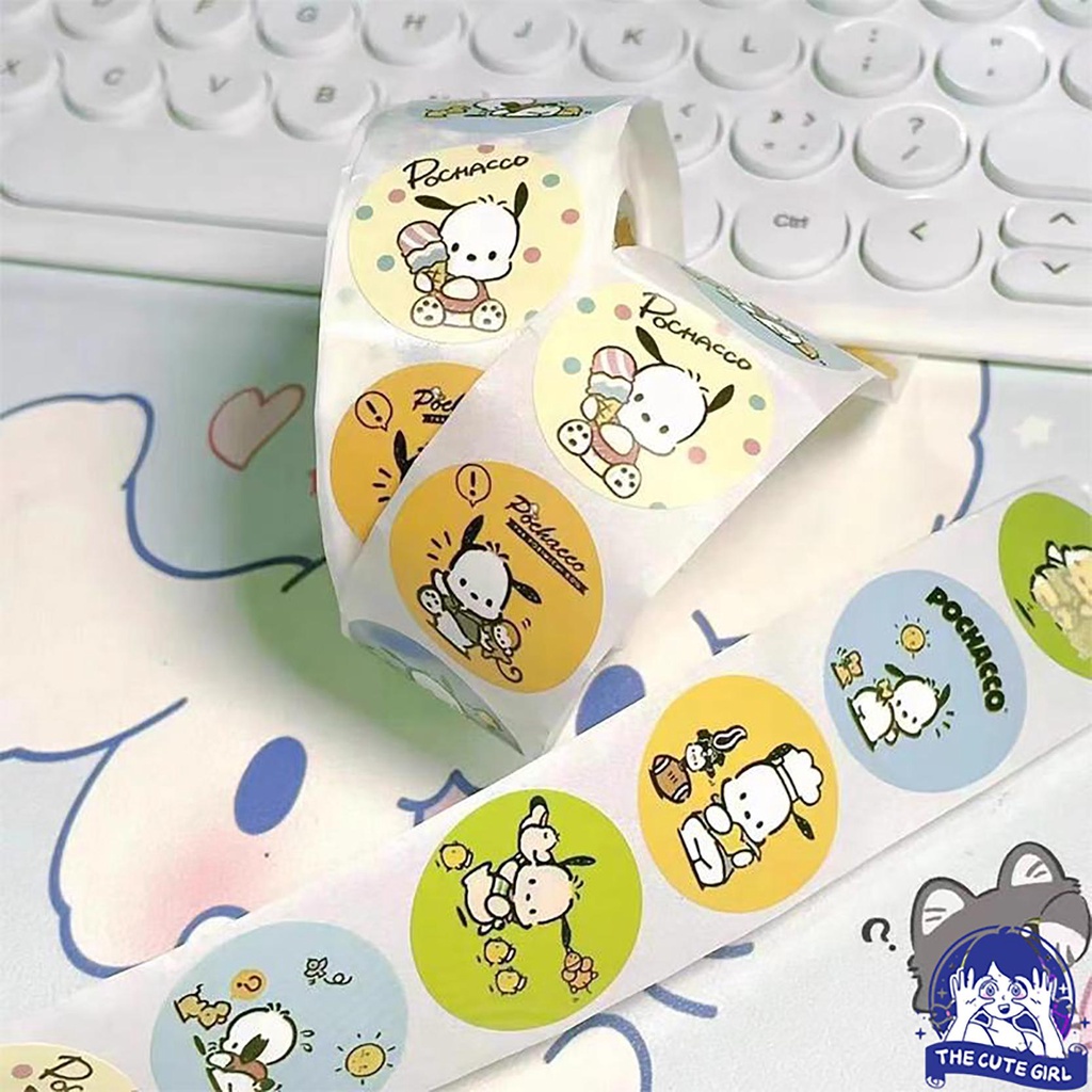 

500 PCS (1 ROLL) Stiker Label Thank You 25mm for your order untuk cookies packaging - Stazionario