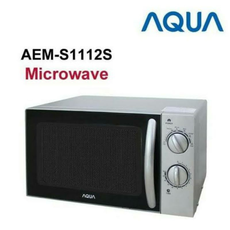 AQUA Microwave AEMS1112S 17liter Low watt 400watt AEM S1112S GARANSI RESMi