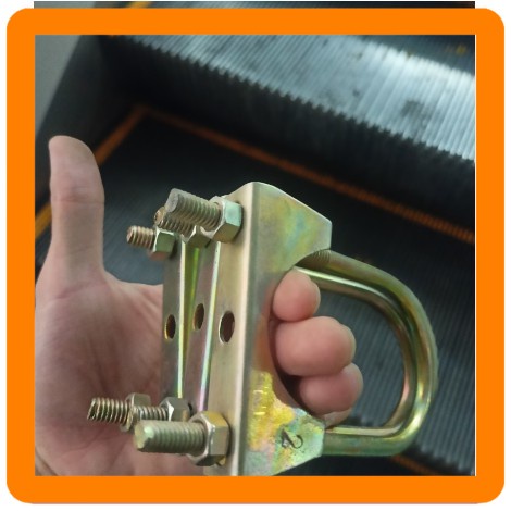 klem knalpot / U bolt antena 2 inch