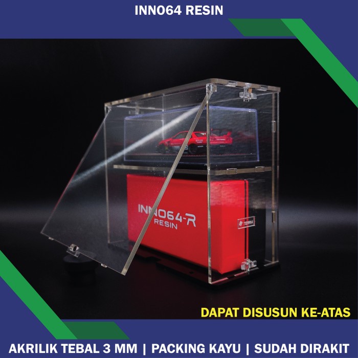 TERRA Akrilik Diecast Display Box 1 64 Inno64 Resin