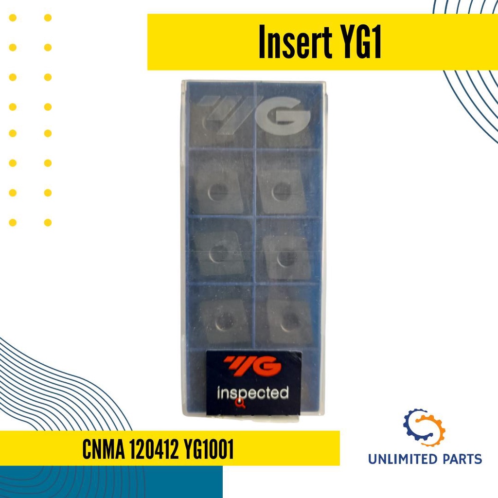 YG1 Turning Insert CNMA 120412 YG1001 Original Insert Bubut Bisa COD